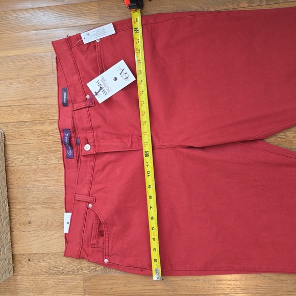 GLORIA VANDERBILT WOMEN'S PLUS  "AUTUMN BLAZE" PANTS JEANS AMANDA SIZE 22W SHORT - Picture 12 of 16